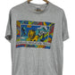 Vintage 90's Overseas Adventure Travel Cartoon Graphic Tee Size Large