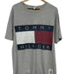 Vintage 90's Tommy Hilfiger Big Flag Logo Graphic Tee Size Large