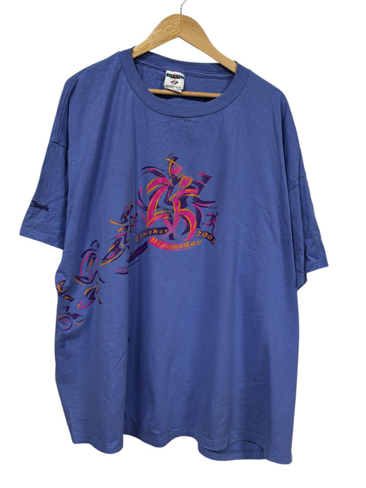 Vintage 2001 Spokane Bloomsday Marathon Finisher Graphic Tee Size XXL