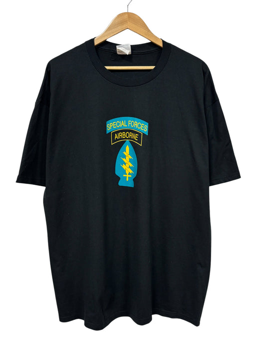 Vintage Special Forces Airborne US Military Graphic Tee Size XXL