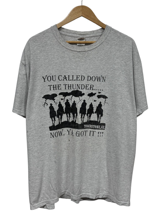 Vintage 00's Tombstone Arizona OK Corral Graphic Tee Size XL