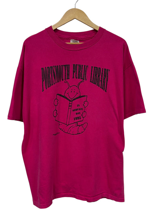 Vintage 1995 Portsmouth Public Library New Hampshire Tee Size XXL