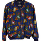 Vintage 90's Notations Greek Gods Bomber Jacket All Over Print Size Medium