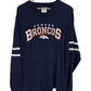 Vintage Logo Athletic Denver Broncos NFL Logo Long Sleeve Shirt Size Large