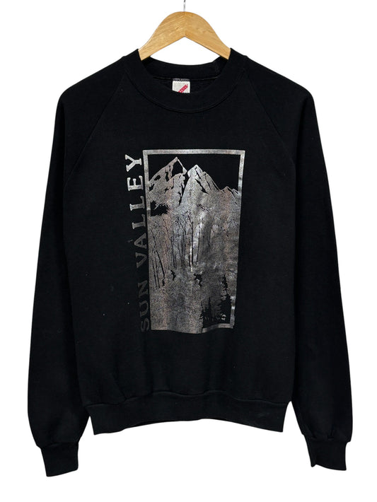 Vintage 90's Sun Valley Nature Art Graphic Sweater Size Medium