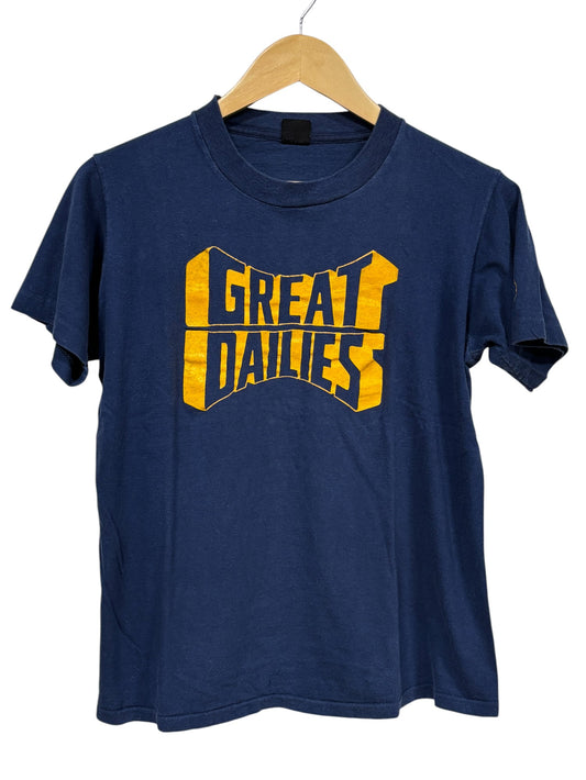Vintage 80's Great Dailies Graphic Tee Size Medium