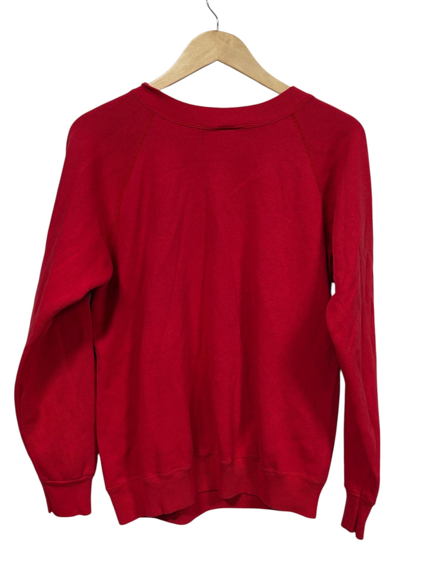 Vintage 80's Christmas Seasons Greetings Snowmen Sweater Size Large