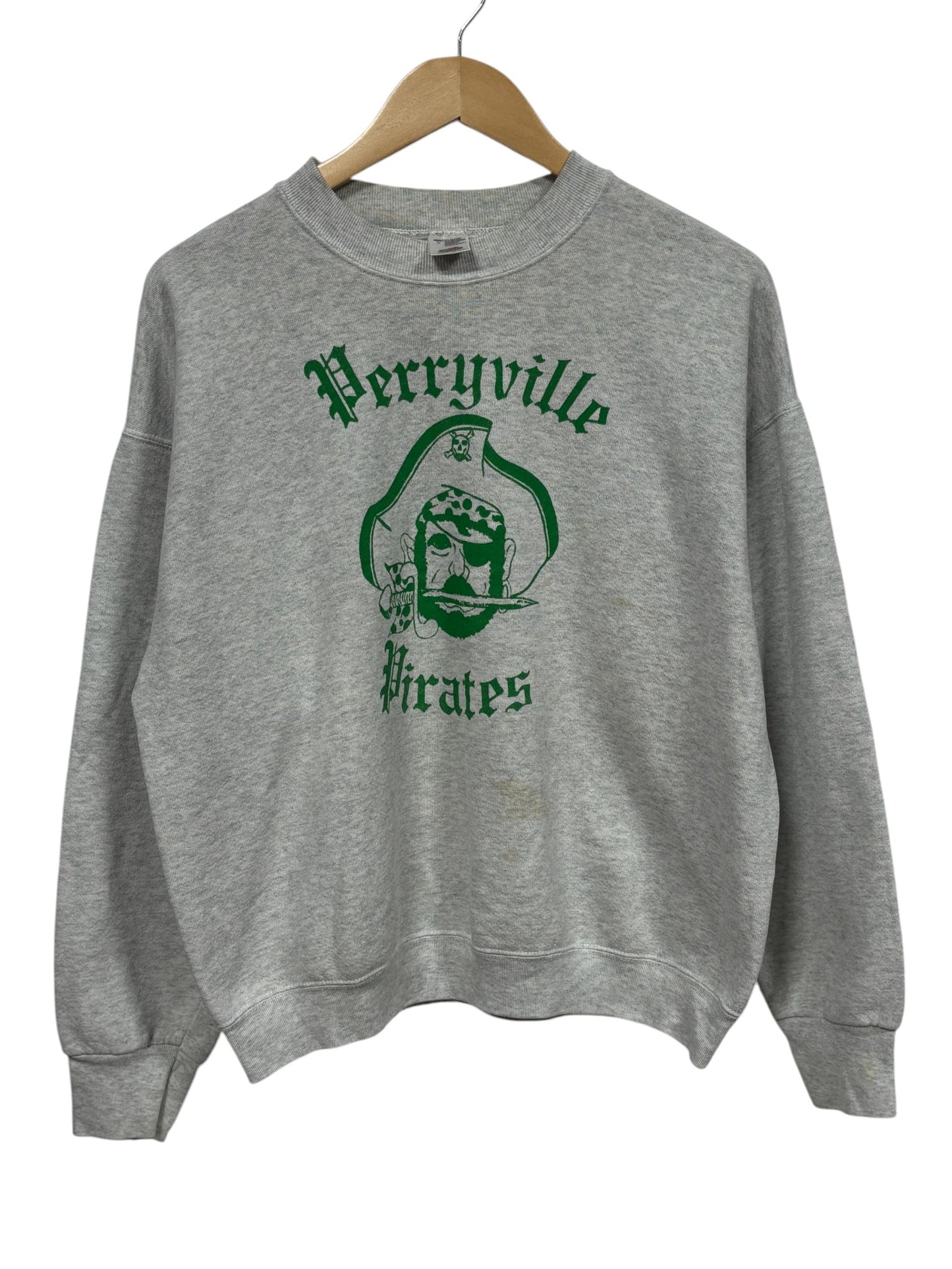 Vintage 90's Perryville Pirates Mascot Sweater Size Large