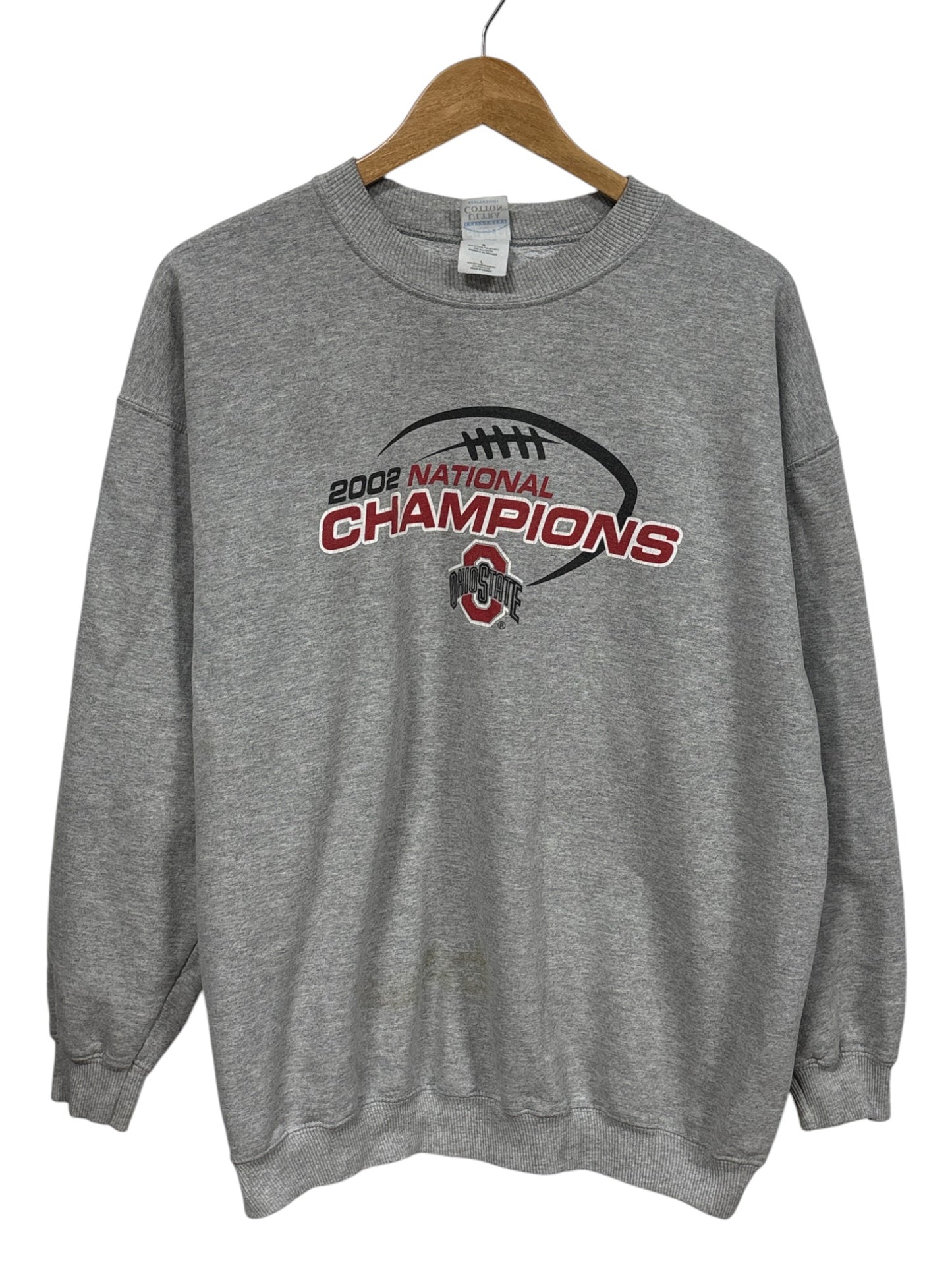 Vintage 2002 Ohio State Buckeyes Football Champions Sweater Size Large