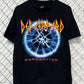 Vintage 90's Giant Def Leppard Adrenalize Band Tour Graphic Tee Size Large