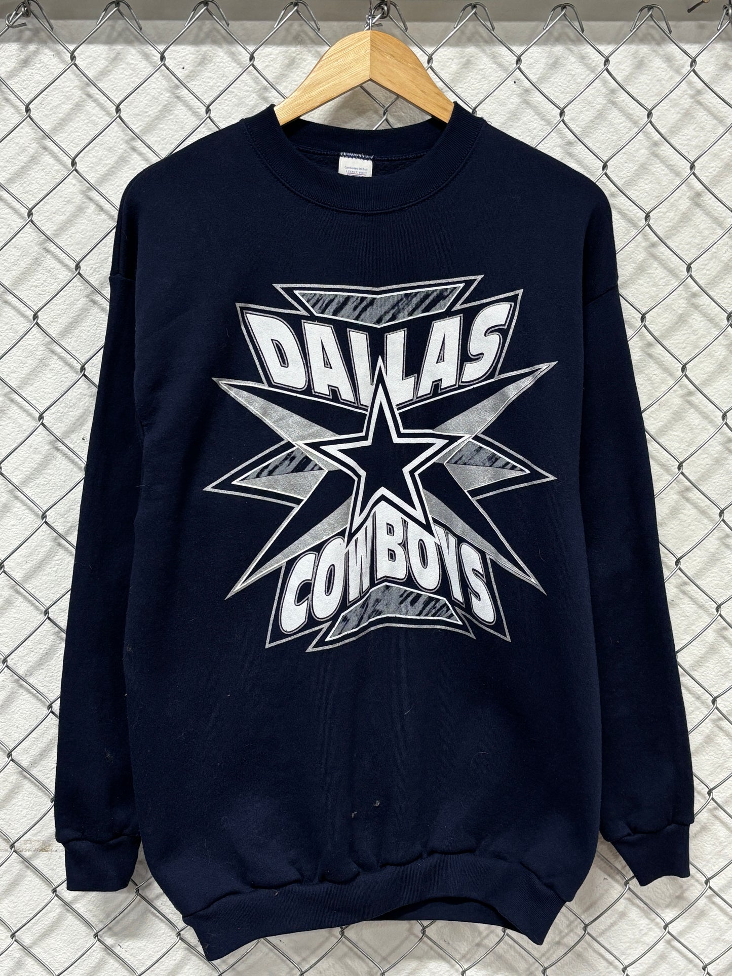 Vintage 90's Logo 7 Dallas Cowboys NFL Logo Sweater Size Large
