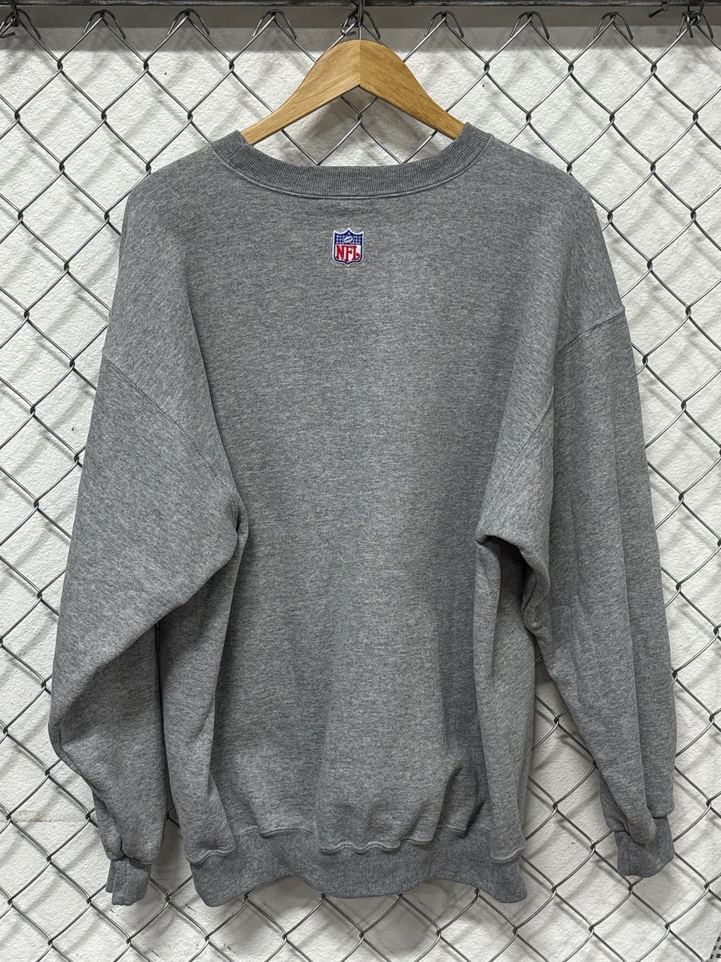 Vintage Reebok Dallas Cowboys Grey Crewneck Sweater Size XL