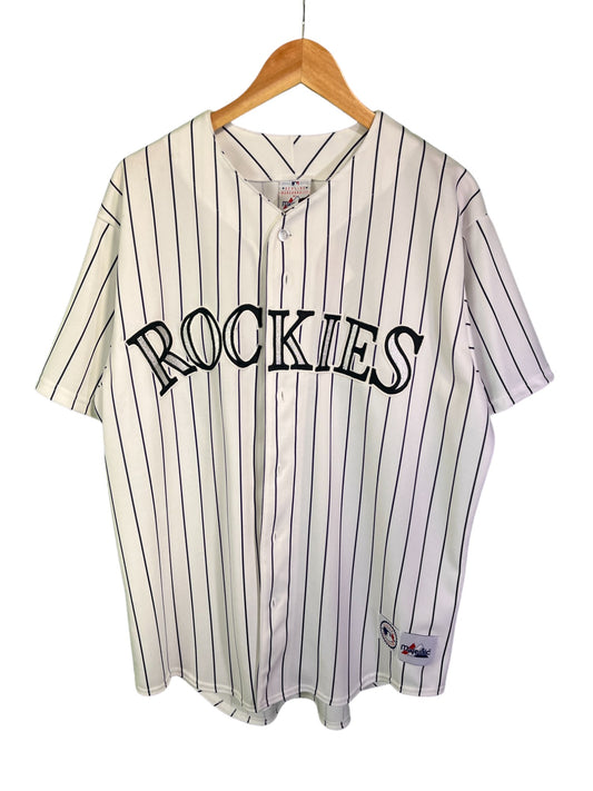 Vintage 90's Majestic Colorado Rockies Made in USA Jersey Size Large NWT