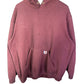 Vintage 00's Carhartt Faded Maroon Classic Hoodie Size XXL