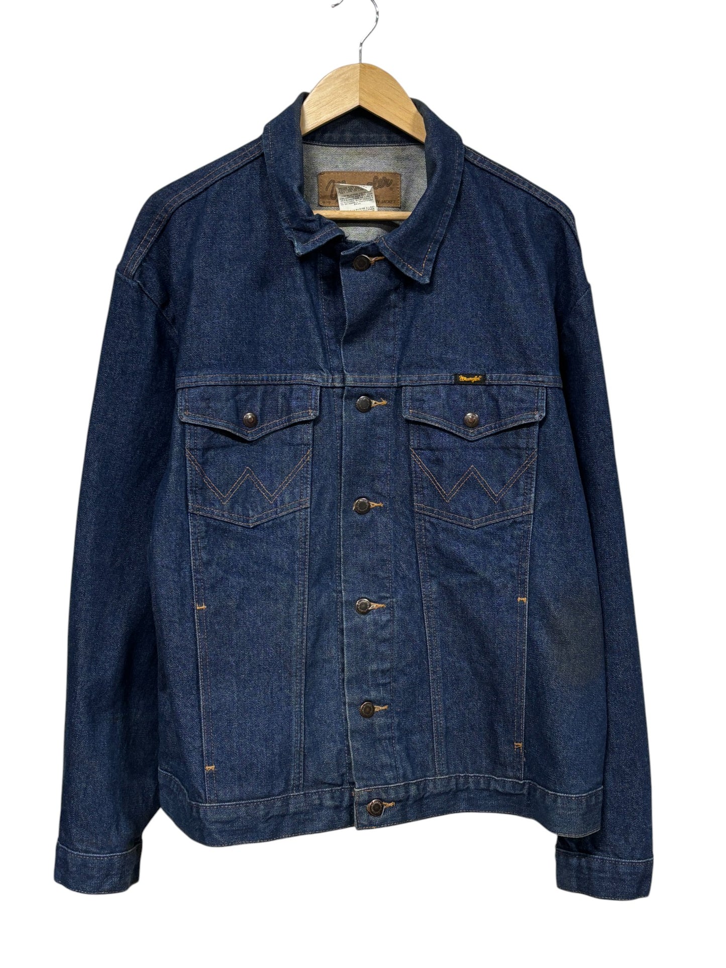 Vintage Wrangler Western Denim Jacket Size XXL