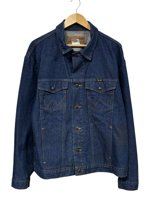 Vintage Wrangler Western Denim Jacket Size XXL