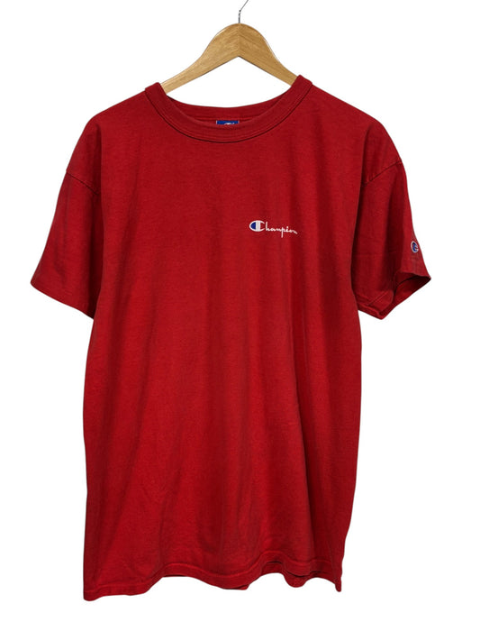 Vintage 90's Champion Spellout Single Stitch Tee Size XL
