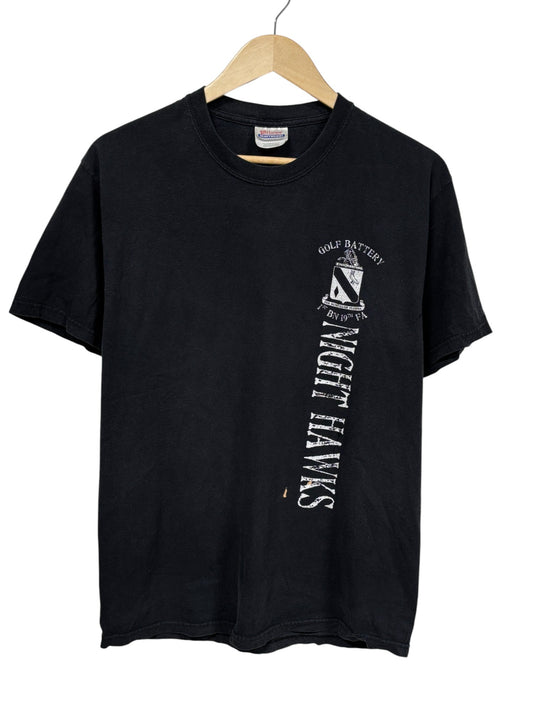Vintage 00's Night Hawks Army Graphic Tee Size Medium