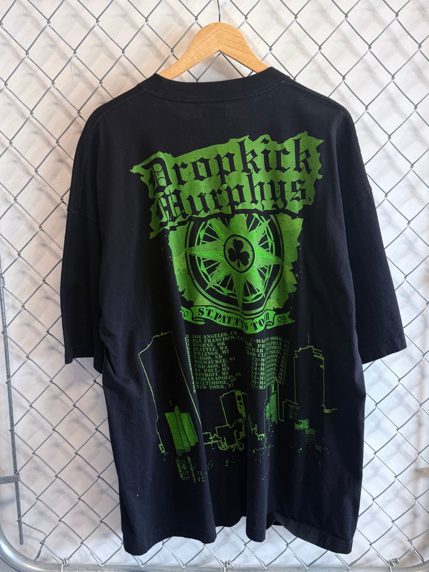 Dropkick Murphys All Over Print Band Tour Tee Size 3XL