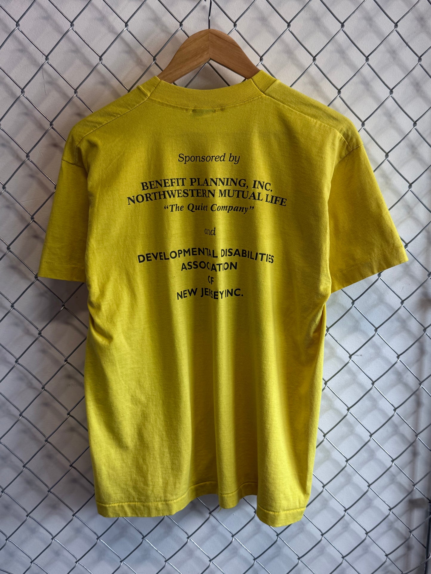 Vintage 80's New Jersey Biathlon Race Graphic Tee Size Large