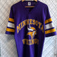 Vintage 90's Logo 7 Minnesota Vikings 3/4 Sleeve Football Tee Size Large