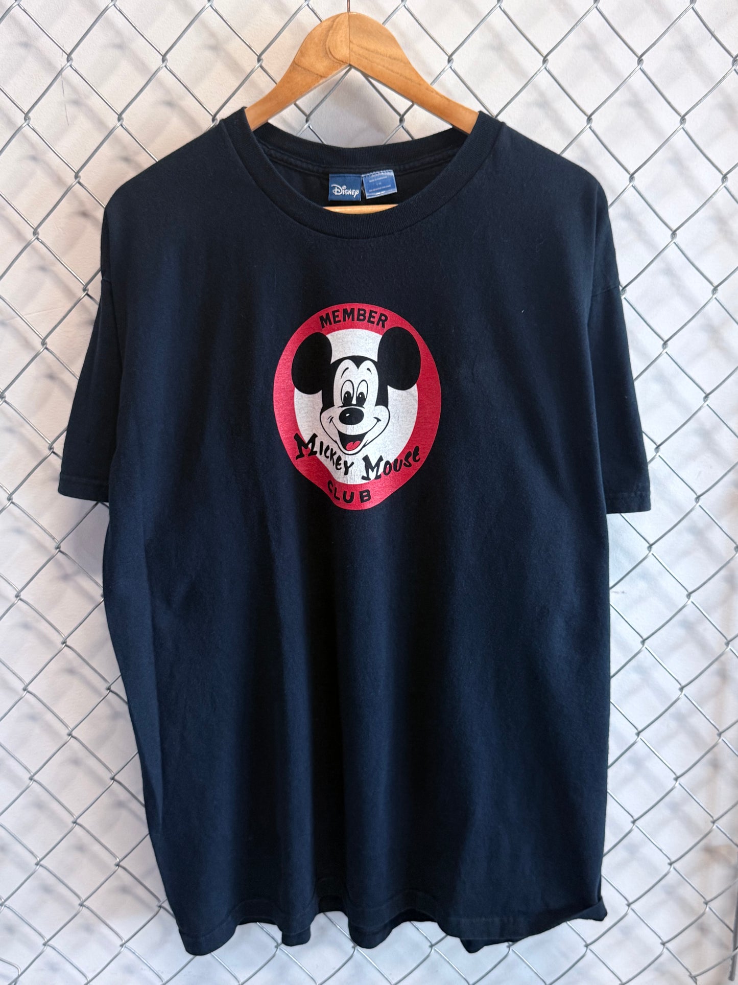 Vintage Disney Mickey Mouse Club Member Graphic Tee Size Large