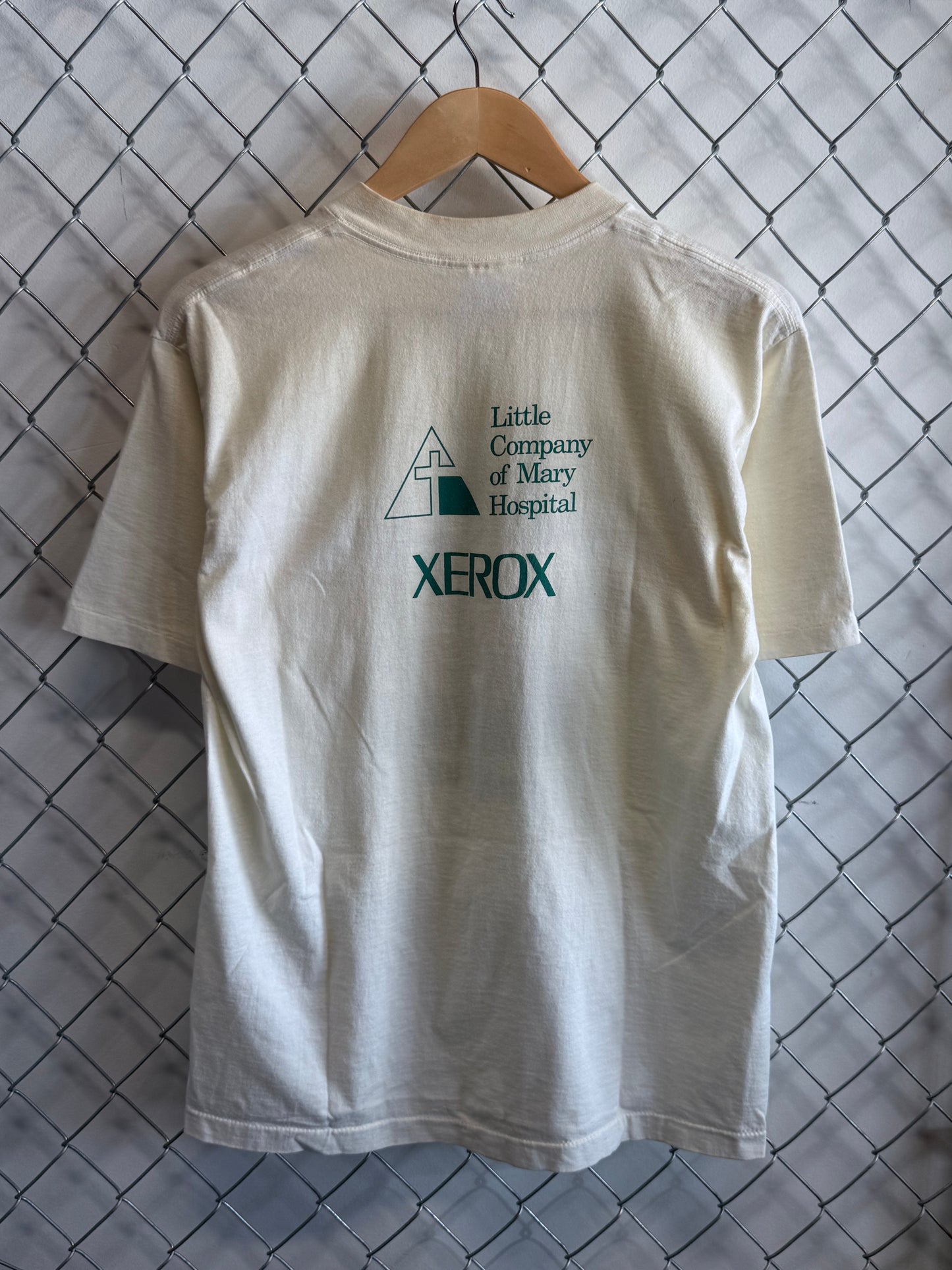 Vintage 1992 Kiwanis Palos Verdes Marathon Graphic Tee Size Large