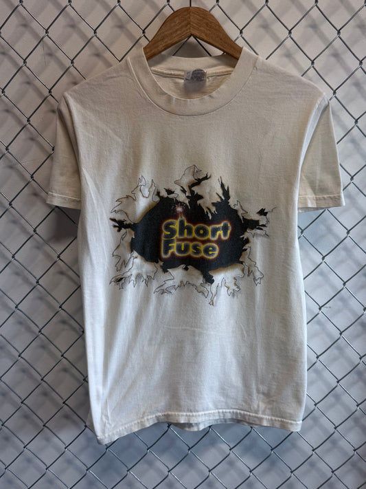 Vintage 90's Short Fuse Graphic Tee Size Small