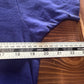 Vintage 80's Fruit of the Loom Purple Blank Pocket Tee Size Large