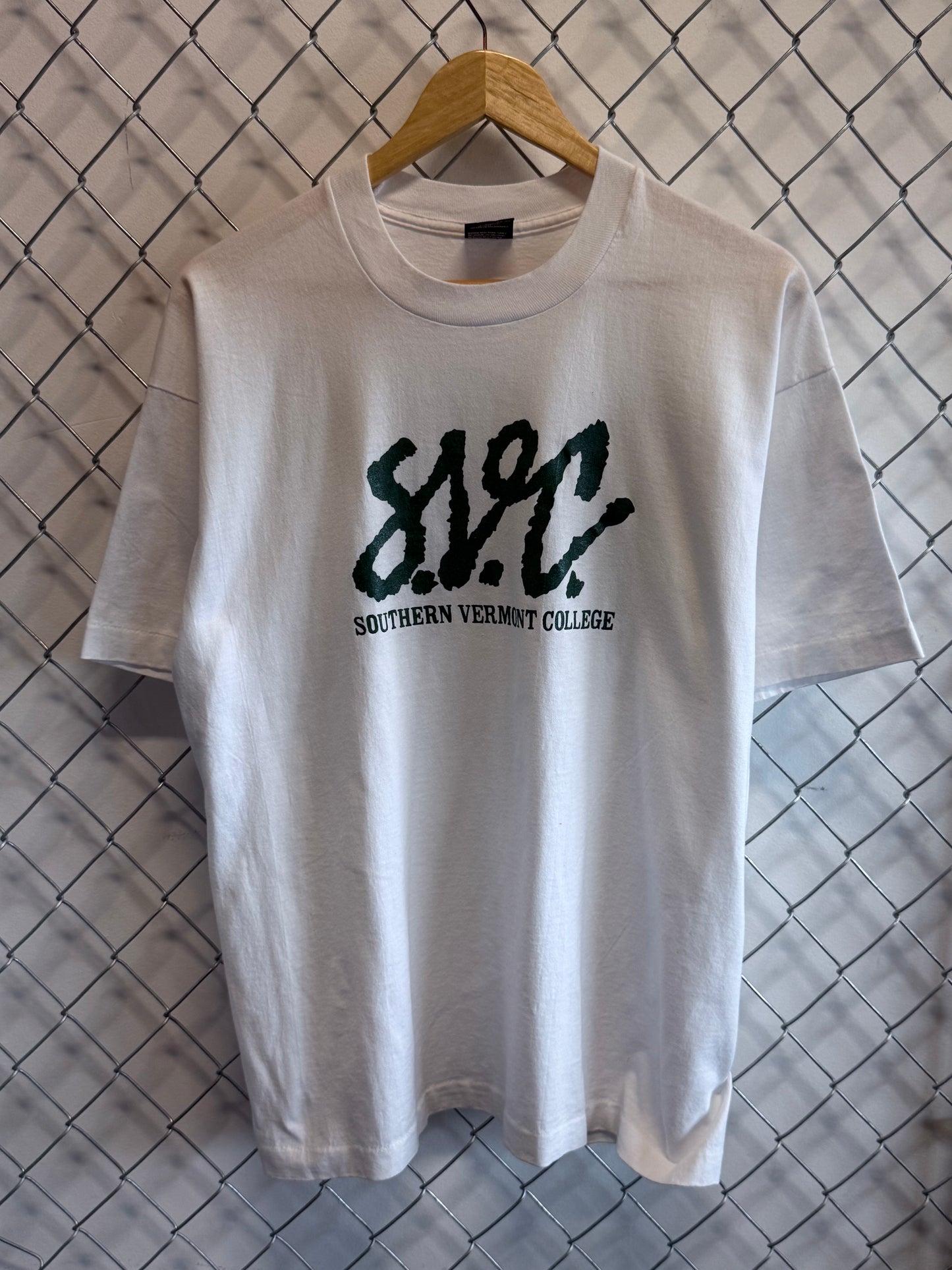 Vintage 90's Southern Vermont College University Graphic Tee Size XL