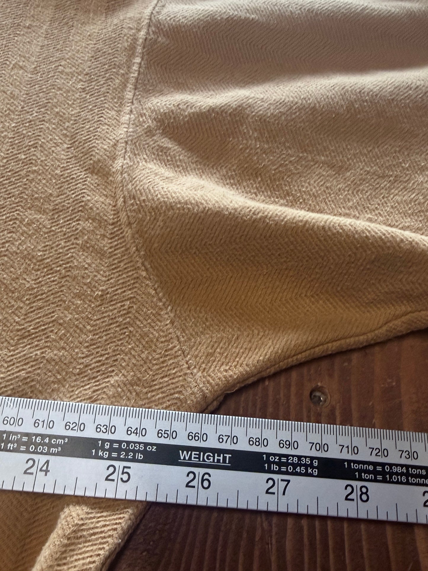 Vintage 90's Carhartt Heavy Weight Brown Henley Shirt Size XL