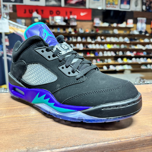 Jordan 5 Low Golf 'Black Grape' Size 9 (DS)