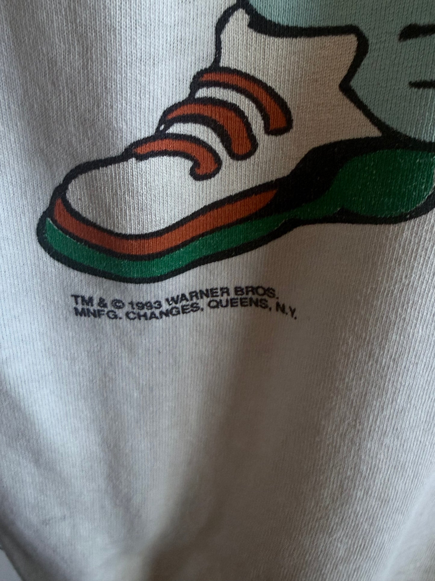 Vintage 90's Miami Hurricanes Looney Tunes Hip Hop Tee Size XL