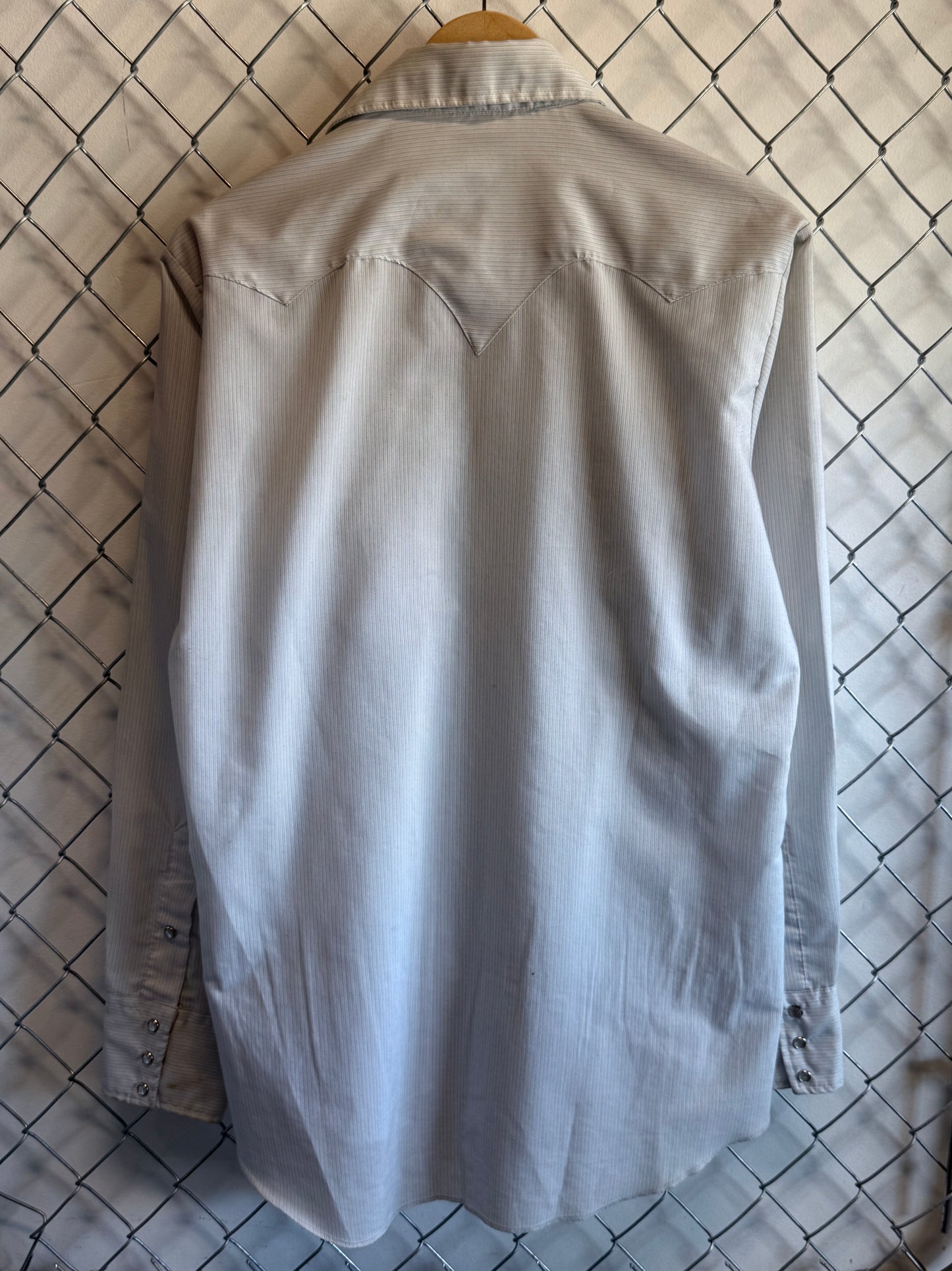 Vintage TemTex Pearl Snap Western Button Up Shirt Size XL