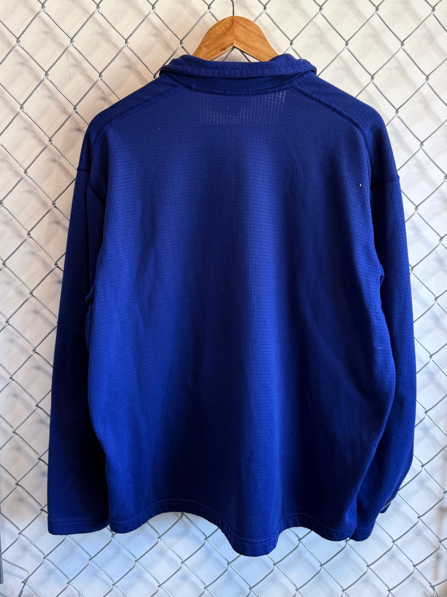 Vintage Patagonia Blue Fleece Zip Up Sweater Size Large