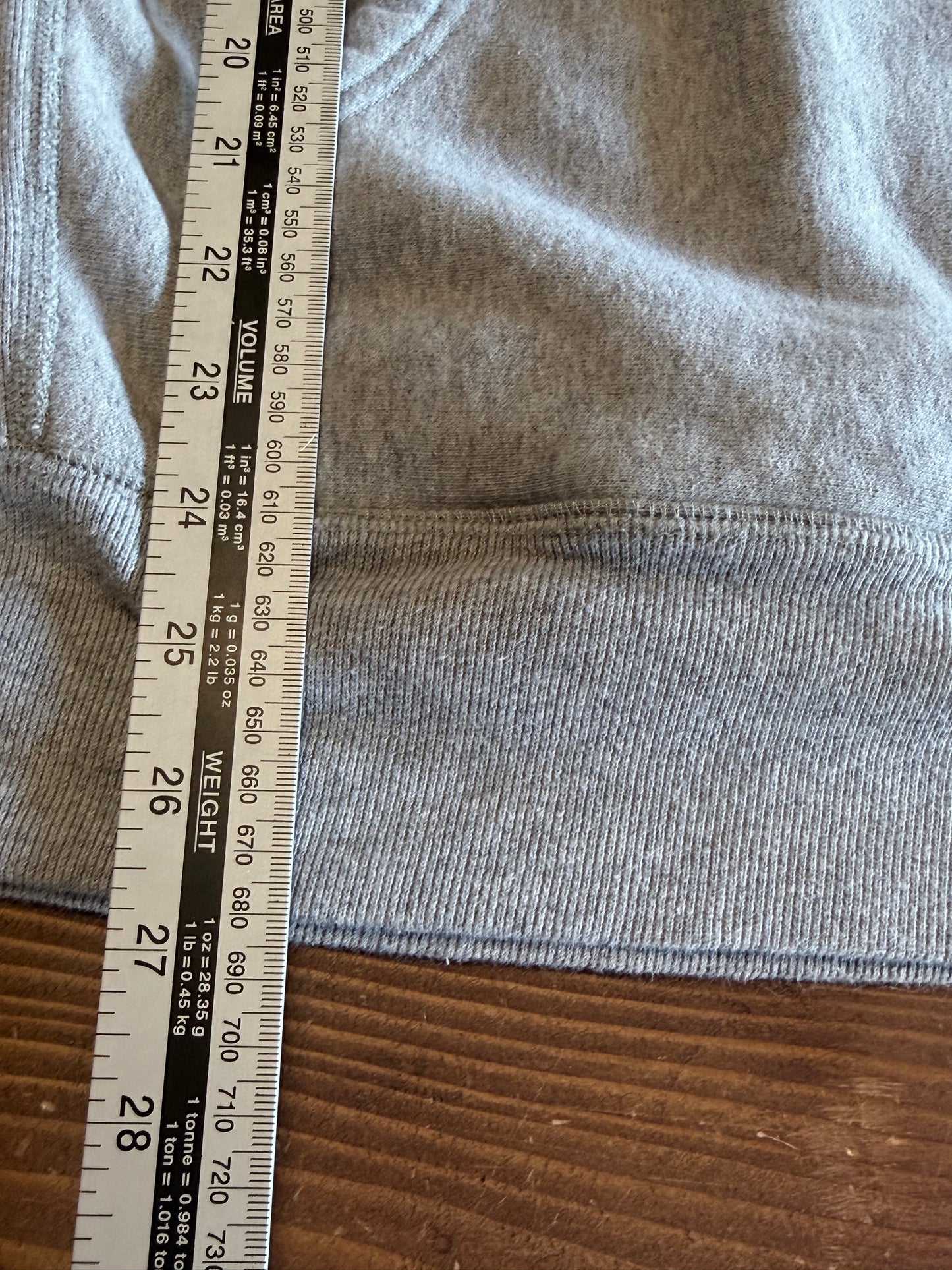 Supreme Heather Grey Box Logo Hoodie Size Large