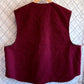 Vintage Carhartt Crimson V13 Made in USA Zip Up Vest Size XXL