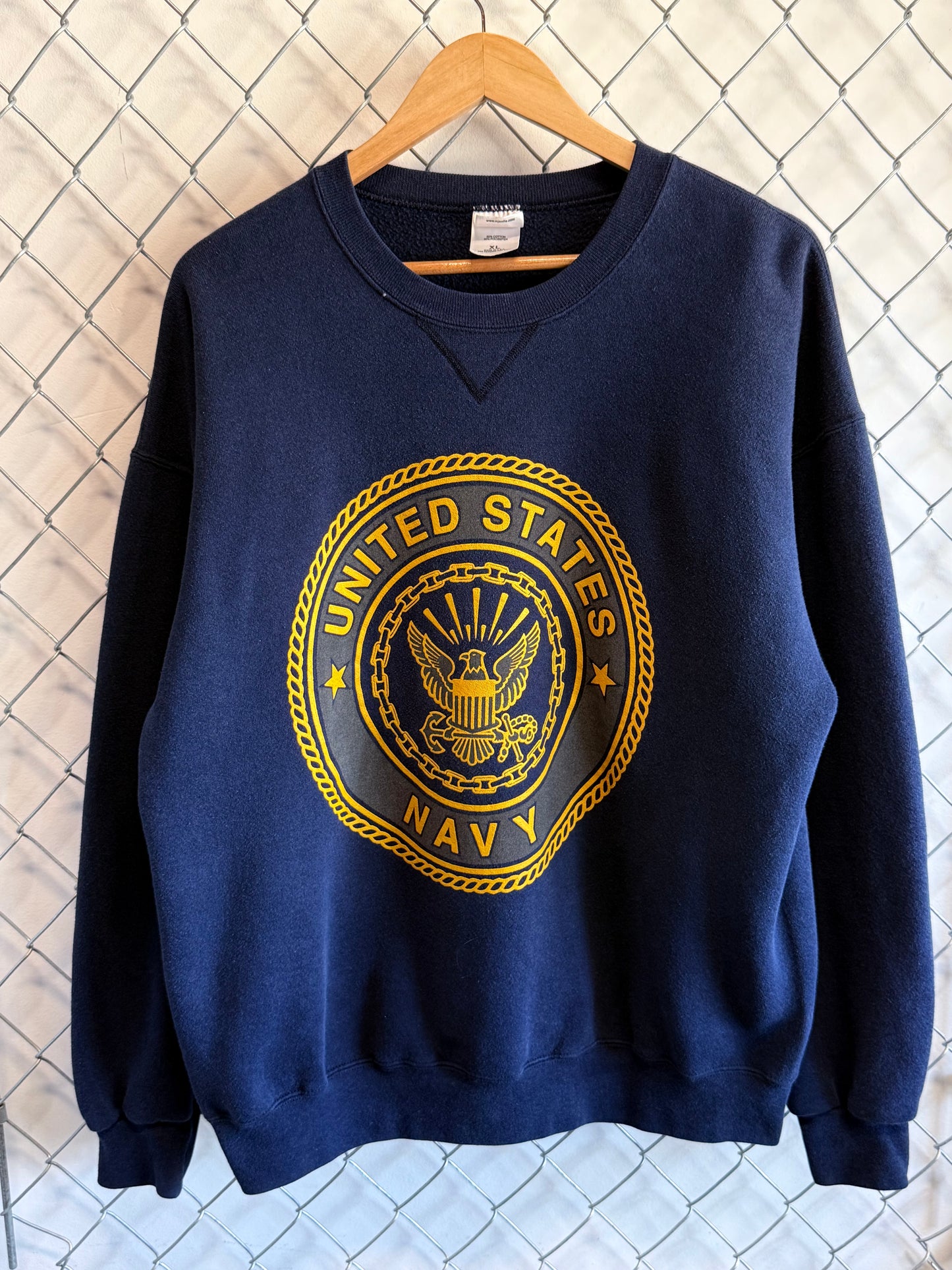 Vintage 90's United States Navy Military Sweater Size XL