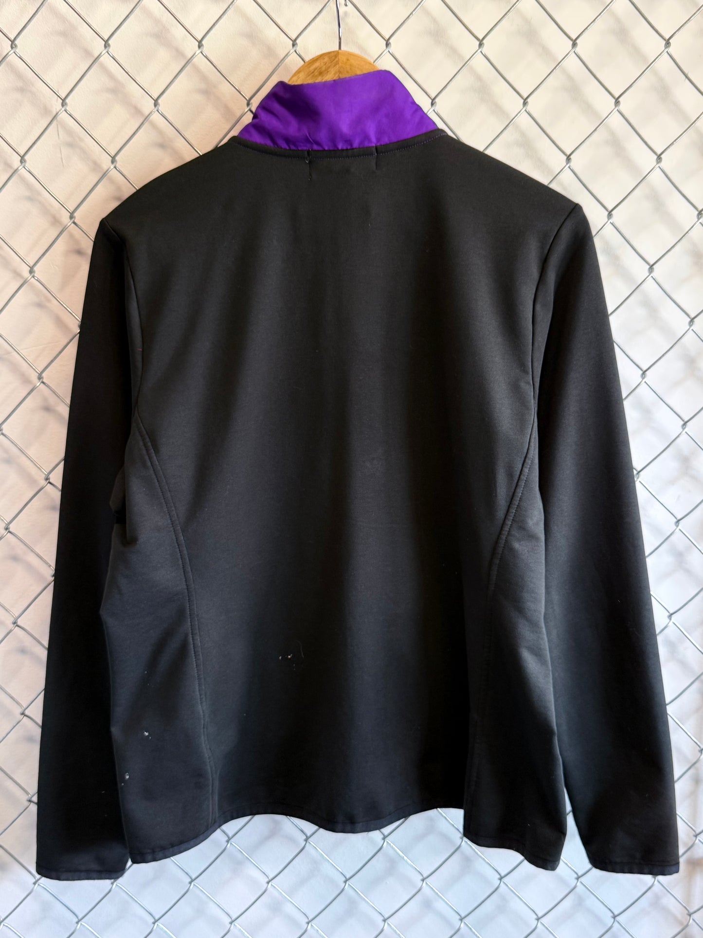 Vintage Women's Lauren Ralph Lauren Active Purple Zip Up Jacket Size XL