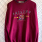 Vintage 90's Sailing Red Crewneck Sweater Size XL