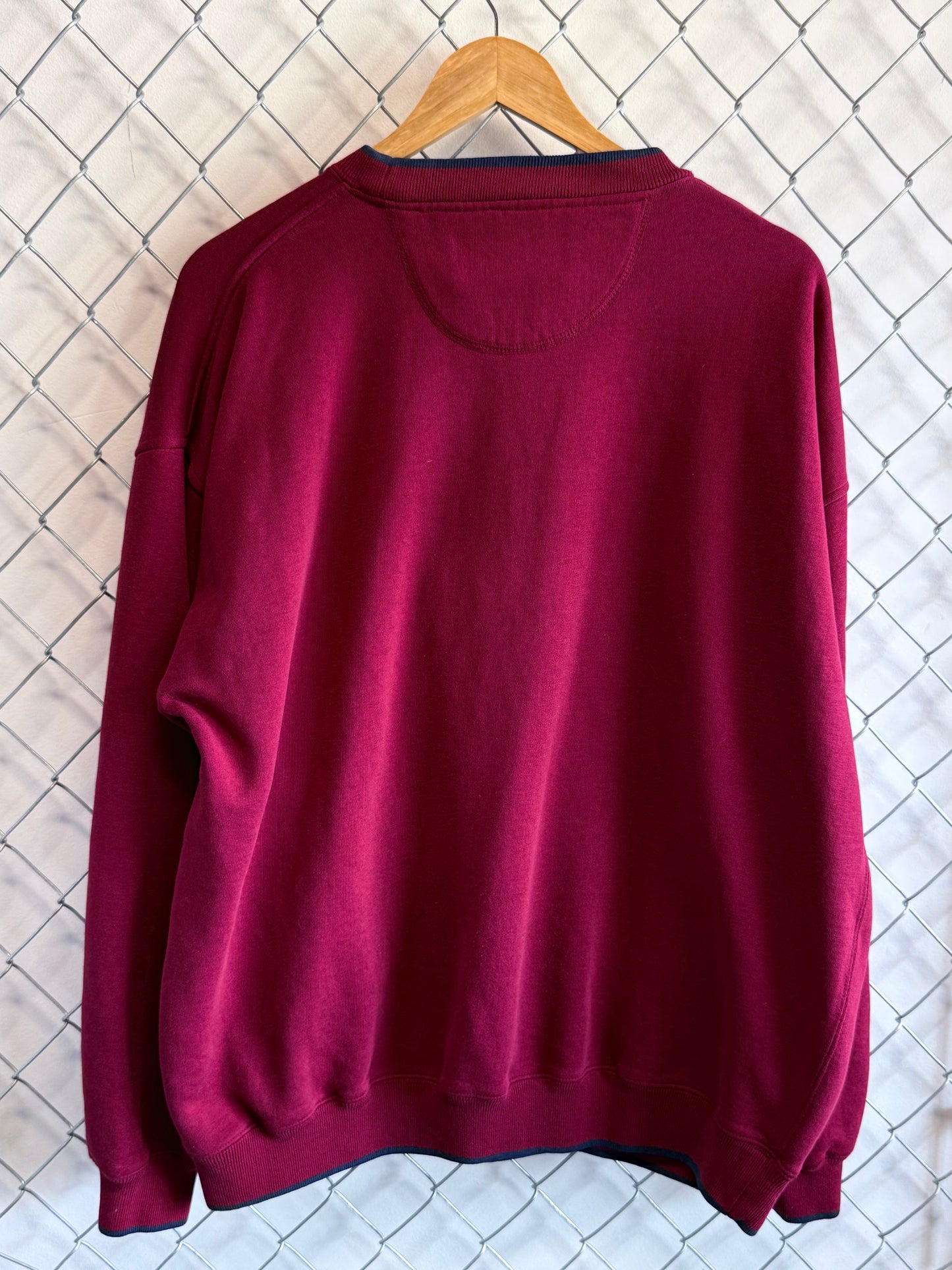 Vintage 90's Sailing Red Crewneck Sweater Size XL