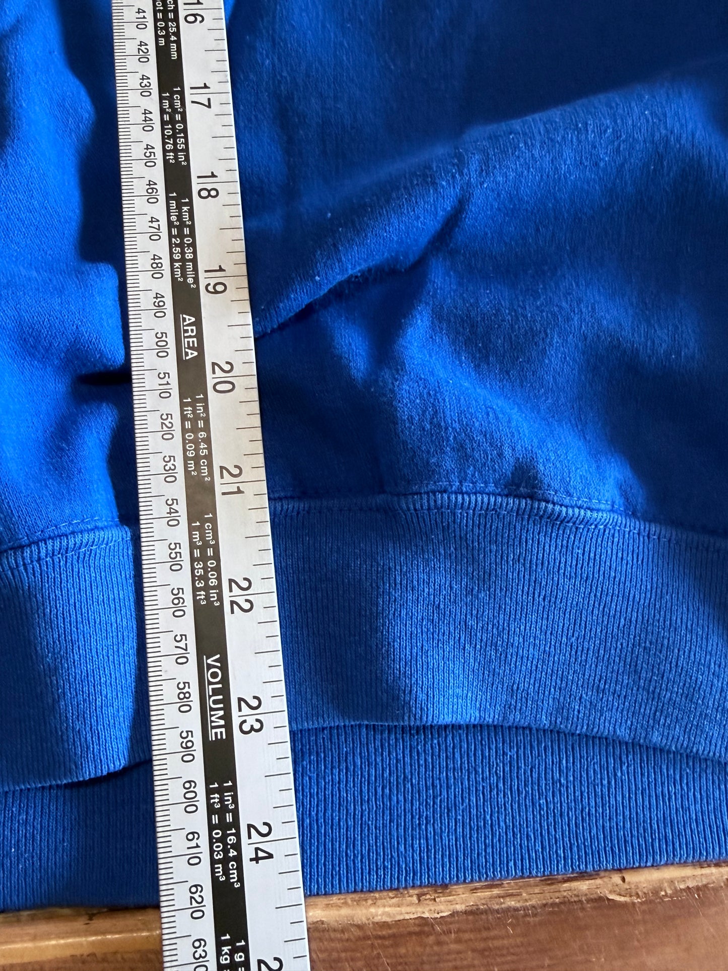 Vintage 80's University Paris Blue Crewneck Sweater Size XL