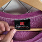 Vintage 90's Hanes Women's Overdyed Purple Crewneck Sweater Size XXL