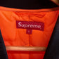 Supreme Quilted Spiderweb Work Jacket Orange Size Large