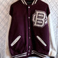 Vintage De Long Varsity Red Bomber Jacket Size XL