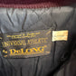 Vintage De Long Varsity Red Bomber Jacket Size XL