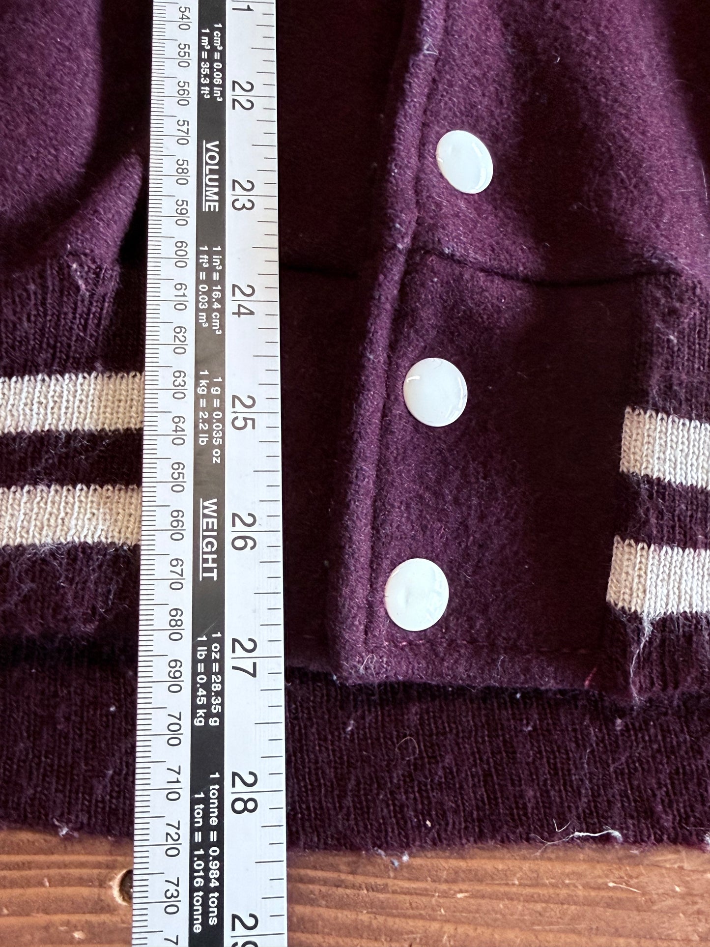 Vintage De Long Varsity Red Bomber Jacket Size XL
