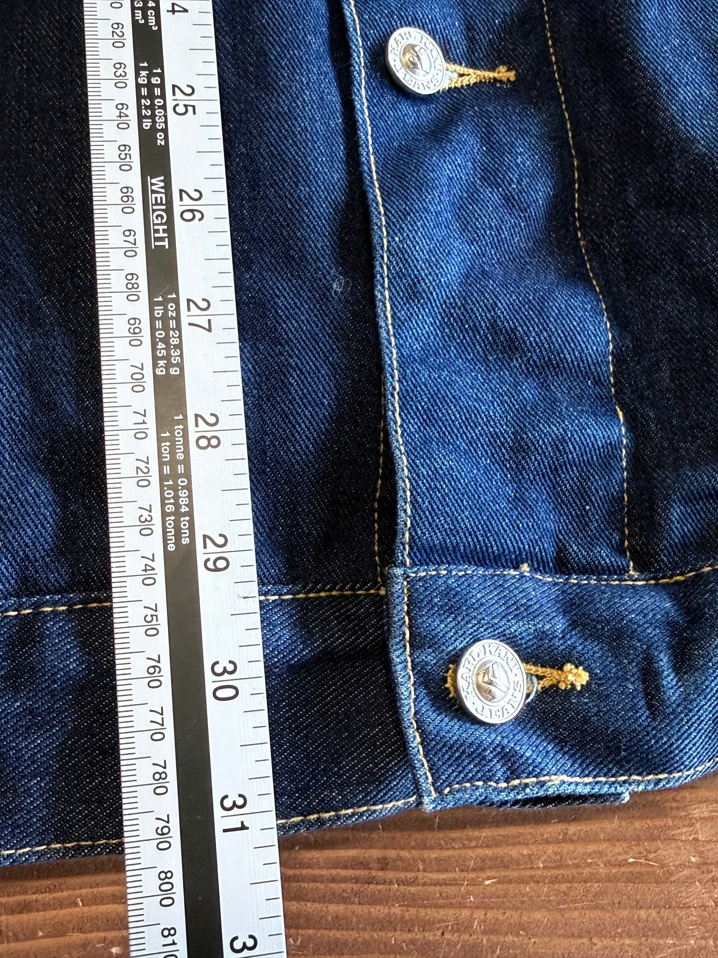 Vintage 90's Kani Jeans Denim Trucker Jacket Size 5XL