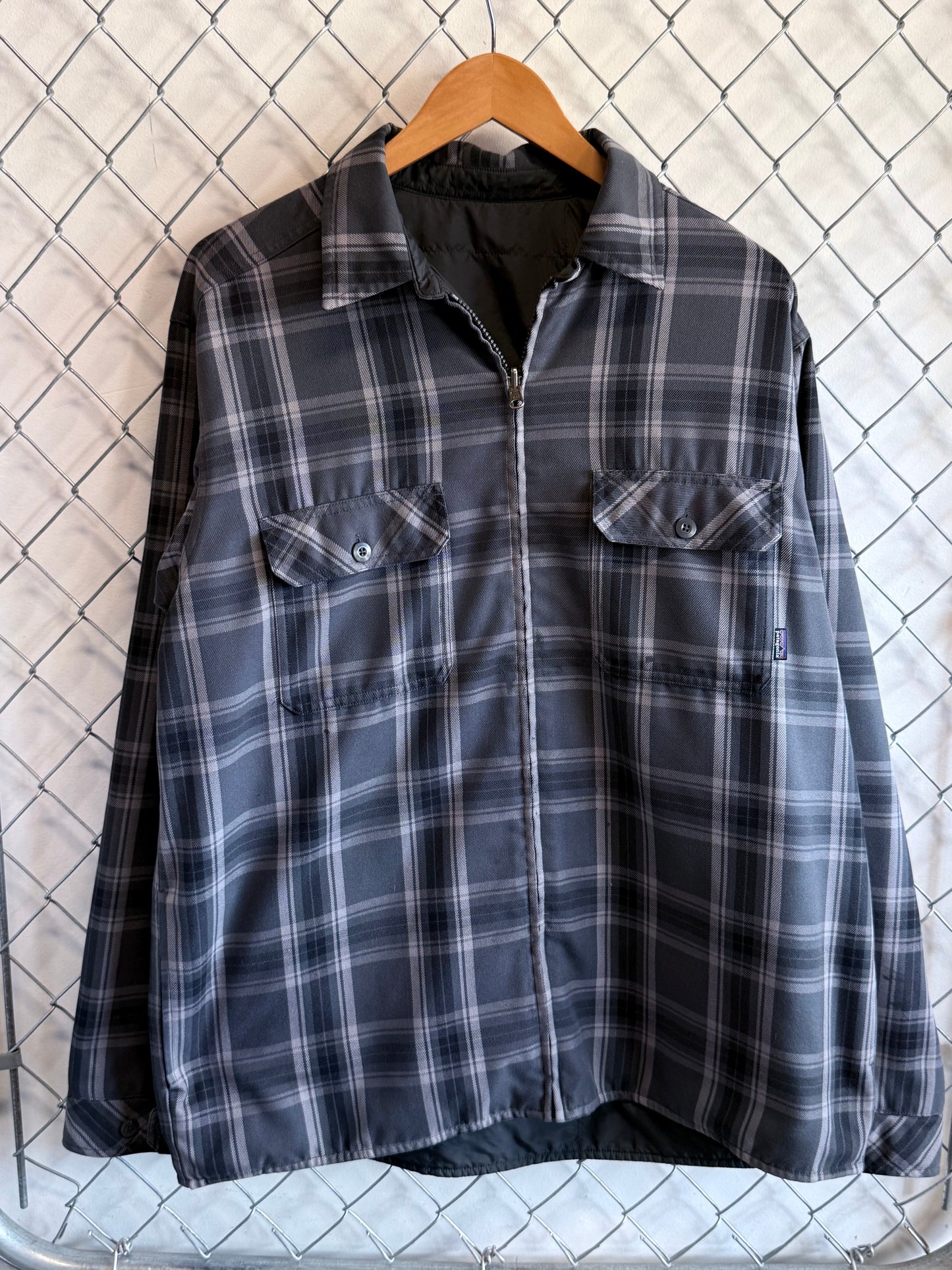 Patagonia Reversible Insulated Flannel Zip Up Jacket Size XXL