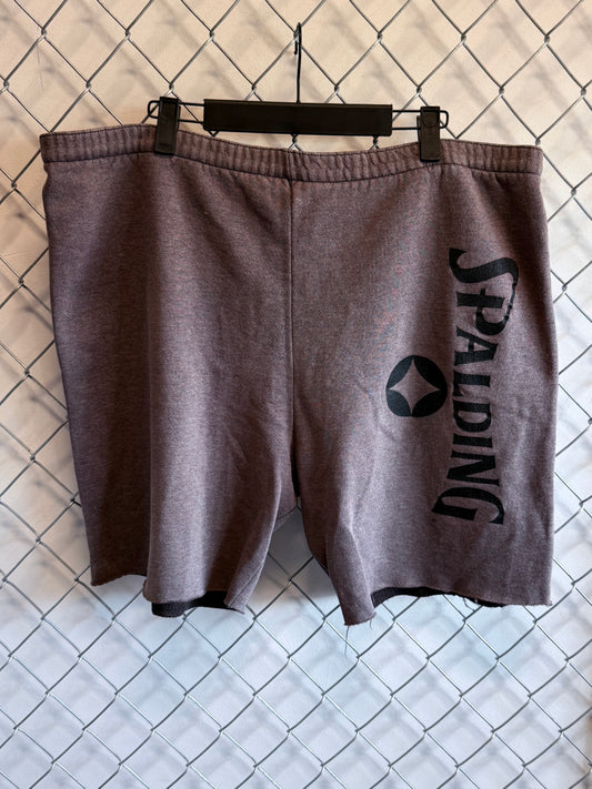 Vintage 90's Spalding Faded Sweat Shorts Size XL